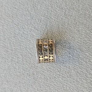 Anna Beck Gold and Silver Dot Ring